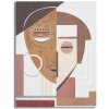 Mauro Ferretti murale Volto etnico 60x2,7x80 cm multicolore