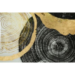 Mauro Ferretti Quadro in vetro con cornice Woody 60x3,5x90 cm multicolore