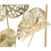 Mauro Ferretti pannello da parete golden flowers 50x5x50 cm color oro