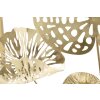 Mauro Ferretti pannello da parete golden flowers 50x5x50 cm color oro