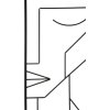Mauro Ferretti pannello da parete Tribal Simply Set 2 pezzi 60x1x80 cm nero