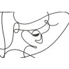 Mauro Ferretti pannello da parete Body Simply Set 2 pezzi 50x1x100 cm nero