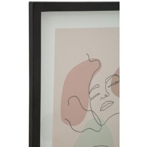 Mauro Ferretti stampa darte con cornice Face 35x2x47 cm multicolore