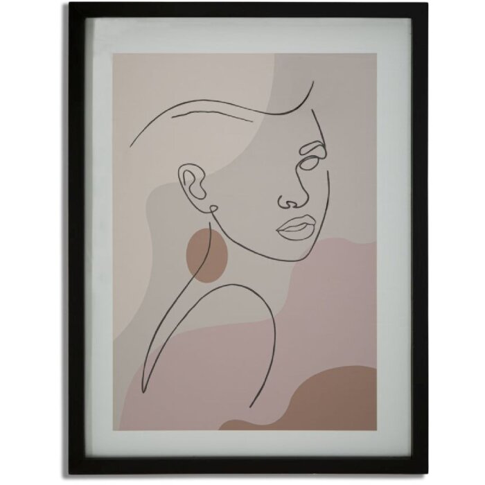 Mauro Ferretti stampa darte con cornice Face 35x2x47 cm multicolore