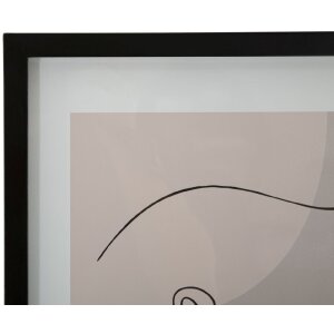 Mauro Ferretti stampa darte con cornice Face 35x2x47 cm multicolore