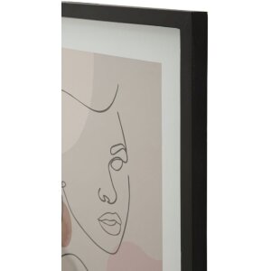 Mauro Ferretti stampa darte con cornice Face 35x2x47 cm multicolore