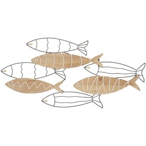 Mauro Ferretti pannello da parete pesce 60x2x30 cm nero...