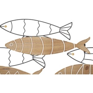 Mauro Ferretti pannello da parete pesce 60x2x30 cm nero...