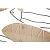 Mauro Ferretti pannello da parete pesce 60x2x30 cm nero colore naturale