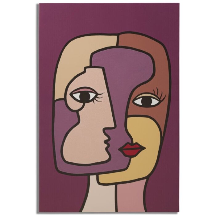 Mauro Ferretti murale Face 60x3x90 cm multicolore