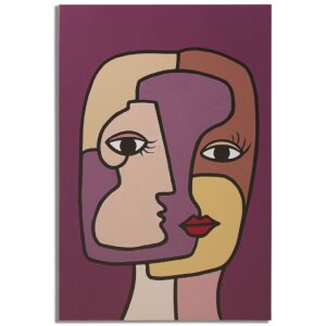 Mauro Ferretti murale Face 60x3x90 cm multicolore