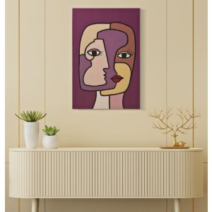 Mauro Ferretti murale Face 60x3x90 cm multicolore