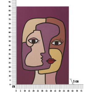 Mauro Ferretti murale Face 60x3x90 cm multicolore