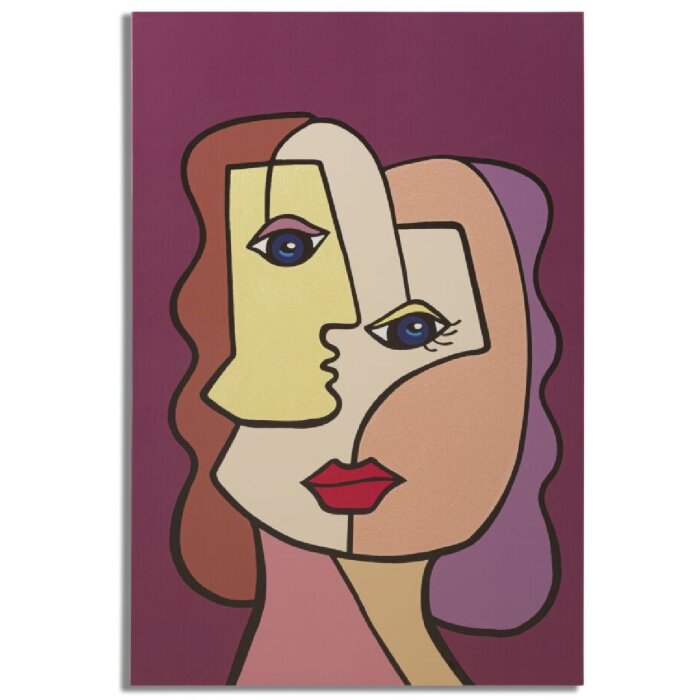 Mauro Ferretti murale Face 60x3x90 cm multicolore
