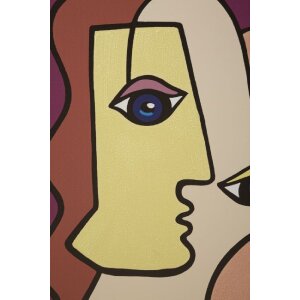 Mauro Ferretti murale Face 60x3x90 cm multicolore