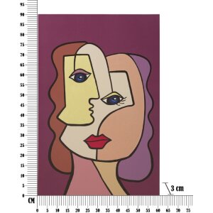 Mauro Ferretti murale Face 60x3x90 cm multicolore