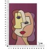 Mauro Ferretti murale Face 60x3x90 cm multicolore