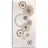 Mauro Ferretti murale Circly con applicazione 50x3,2x100 cm color crema