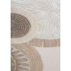 Mauro Ferretti murale Circly con applicazione 50x3,2x100 cm color crema