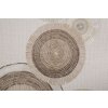 Mauro Ferretti murale Circly con applicazione 50x3,2x100 cm color crema
