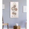 Mauro Ferretti murale Circly con applicazione 50x3,2x100 cm color crema