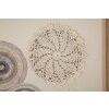 Mauro Ferretti murale Circly con applicazione 45x3,2x60 cm color crema