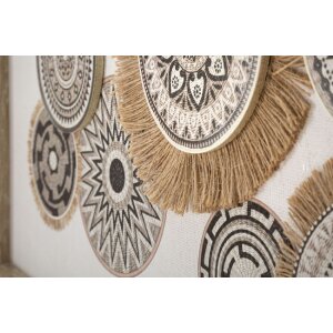 Mauro Ferretti murale Marcy 70x2,8x35 cm crema marrone