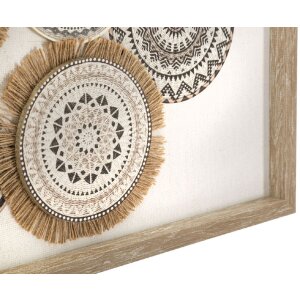 Mauro Ferretti murale Marcy 70x2,8x35 cm crema marrone
