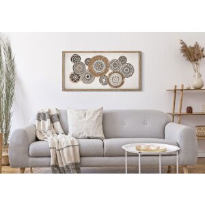 Mauro Ferretti murale Marcy 70x2,8x35 cm crema marrone