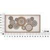 Mauro Ferretti murale Marcy 70x2,8x35 cm crema marrone