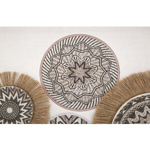 Mauro Ferretti murale Marcy 70x2,8x35 cm crema marrone