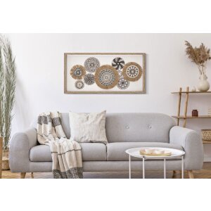 Mauro Ferretti murale Marcy 70x2,8x35 cm crema marrone