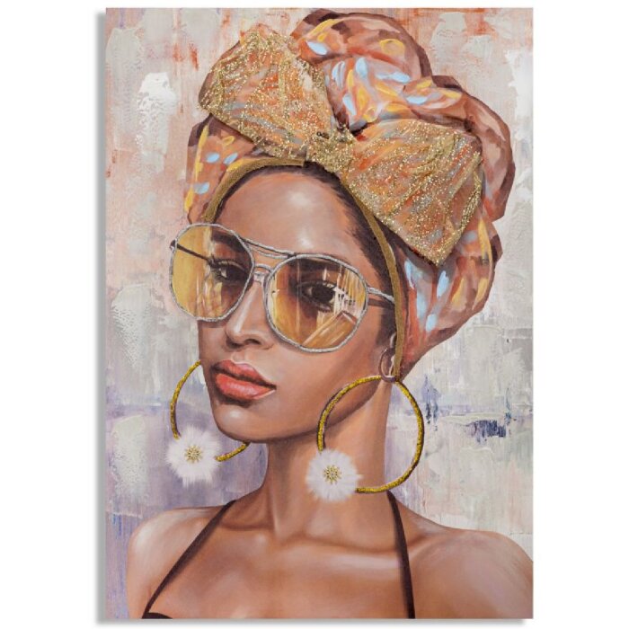 Mauro Ferretti murale Jennifer 70x3x100 cm multicolore