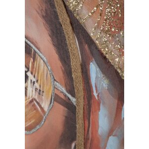 Mauro Ferretti murale Jennifer 70x3x100 cm multicolore