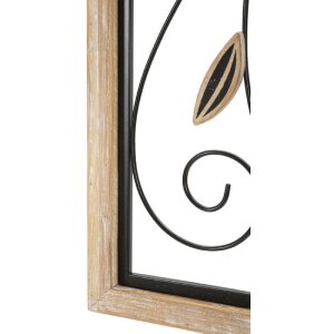 Mauro Ferretti pannello da parete Koman 26x2,5x60 cm marrone nero