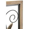 Mauro Ferretti pannello da parete Koman 26x2,5x60 cm marrone nero