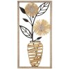 Mauro Ferretti vaso da parete 40x3,5x80 cm marrone nero