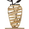 Mauro Ferretti vaso da parete 40x3,5x80 cm marrone nero