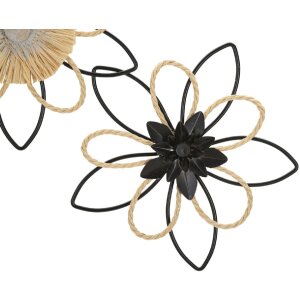 Mauro Ferretti pannello da parete Flow 60x4x35 cm nero naturale