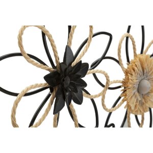 Mauro Ferretti pannello da parete Flow 60x4x35 cm nero naturale