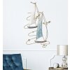 Mauro Ferretti pannello da parete Vela Colour 51,4x4x87 cm blu bianco