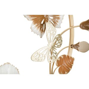 Mauro Ferretti decorazione da parete Rouns 58,4x5,1x63,5 cm beige oro
