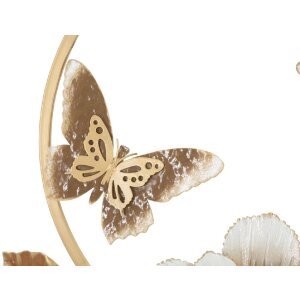 Mauro Ferretti decorazione da parete Rouns 58,4x5,1x63,5 cm beige oro