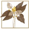 Mauro Ferretti pannello da parete Browy 50,2x5,1x50,2 cm marrone oro