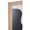 Mauro Ferretti Pannello da parete in MDF Astry 60x2x80 cm nero naturale