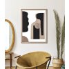 Mauro Ferretti Pannello da parete in MDF Astry 60x2x80 cm nero naturale