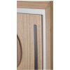 Mauro Ferretti Pannello da parete in MDF Astry 60x2x80 nero naturale