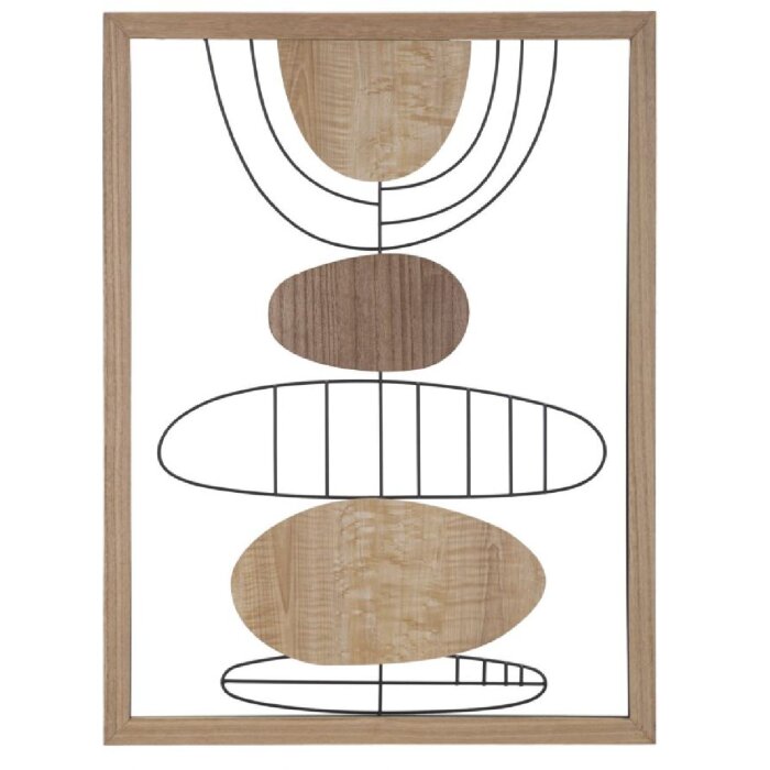 Mauro Ferretti Pannello da parete in MDF Astroy 60x2x80 naturale