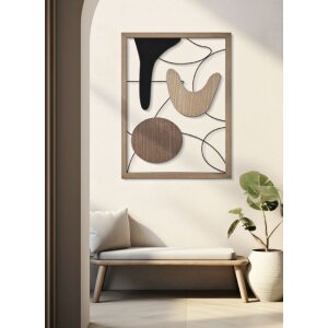 Mauro Ferretti pannello da parete Astroy 60x2x80 in MDF naturale
