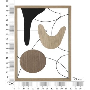 Mauro Ferretti pannello da parete Astroy 60x2x80 in MDF naturale